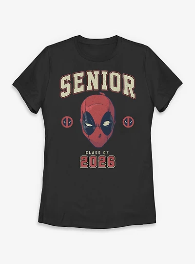 Marvel Deadpool Senior Class Of 2026 Womens T-Shirt