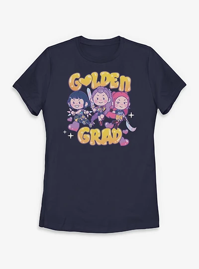 KPop Demon Hunters Golden Grad Womens T-Shirt