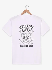 Stranger Things Hellfire Lives Class Of 2026 Doodle T-Shirt