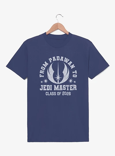 Star Wars Padawan To Jedi Master Class Of 2026 T-Shirt