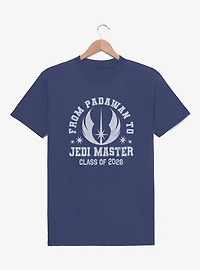 Star Wars Padawan To Jedi Master Class Of 2026 T-Shirt
