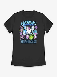 Marvel Avengers Heroic Graduates Womens T-Shirt