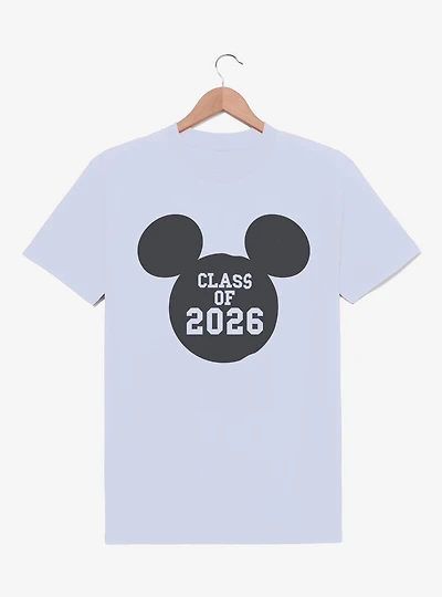 Disney Mickey Mouse Head Class Of 2026 T-Shirt