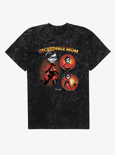 Disney Pixar The Incredibles Mom To Rescue Bubbles Mineral Wash T-Shirt