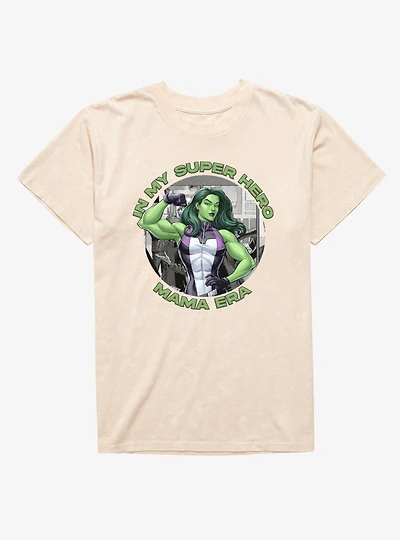 Marvel Super Mom Era She-Hulk Mineral Wash T-Shirt