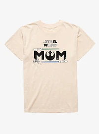 Star Wars Mom Jedi Lightsabers Mineral Wash T-Shirt