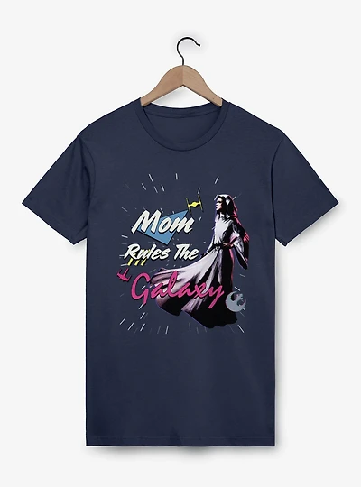 Star Wars Mom Rules The Galaxy Leia T-Shirt