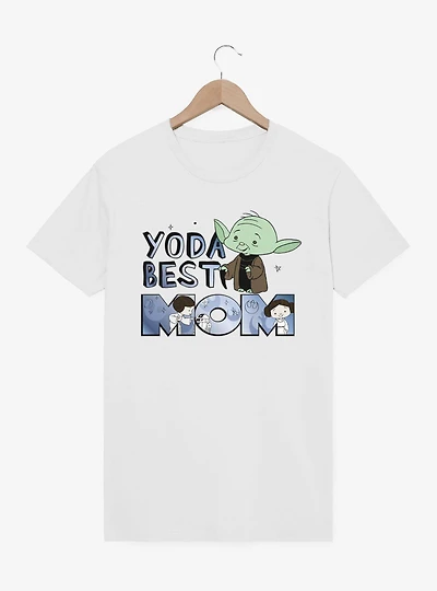 Star Wars Yoda Best Mom Cartoon T-Shirt