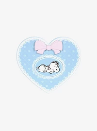 Peanuts Snoopy Heart Bow LED Compact Mirror