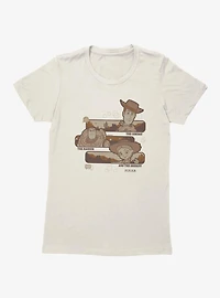 Disney Pixar Toy Story 5 Cowboy Ranger Sheriff Woody Buzz Jessie Womens T-Shirt