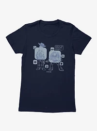 Disney Pixar Toy Story 5 What's The Download Woody And Buzz Womens T-Shirt