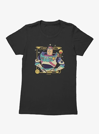 Disney Pixar Toy Story 5 Buzz Emoji Ranger Womens T-Shirt