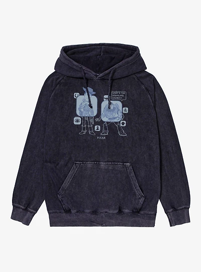 Disney Pixar Toy Story 5 What's The Download Woody And Buzz Mineral Wash Hoodie