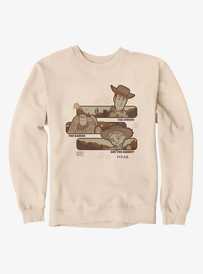 Disney Pixar Toy Story 5 Cowboy Ranger Sheriff Woody Buzz Jessie Sweatshirt