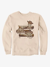 Disney Pixar Toy Story 5 Cowboy Ranger Sheriff Woody Buzz Jessie Sweatshirt