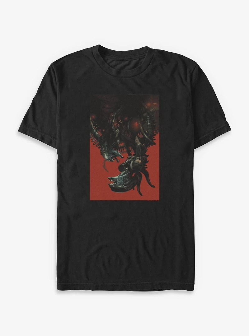 Alien Up Side Down Big & Tall T-Shirt
