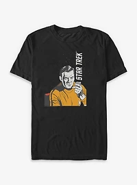 Star Trek Captain Kirk Stars Big & Tall T-Shirt
