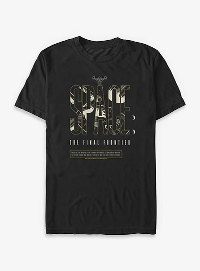 Star Trek Space The Final Frontier Big & Tall T-Shirt