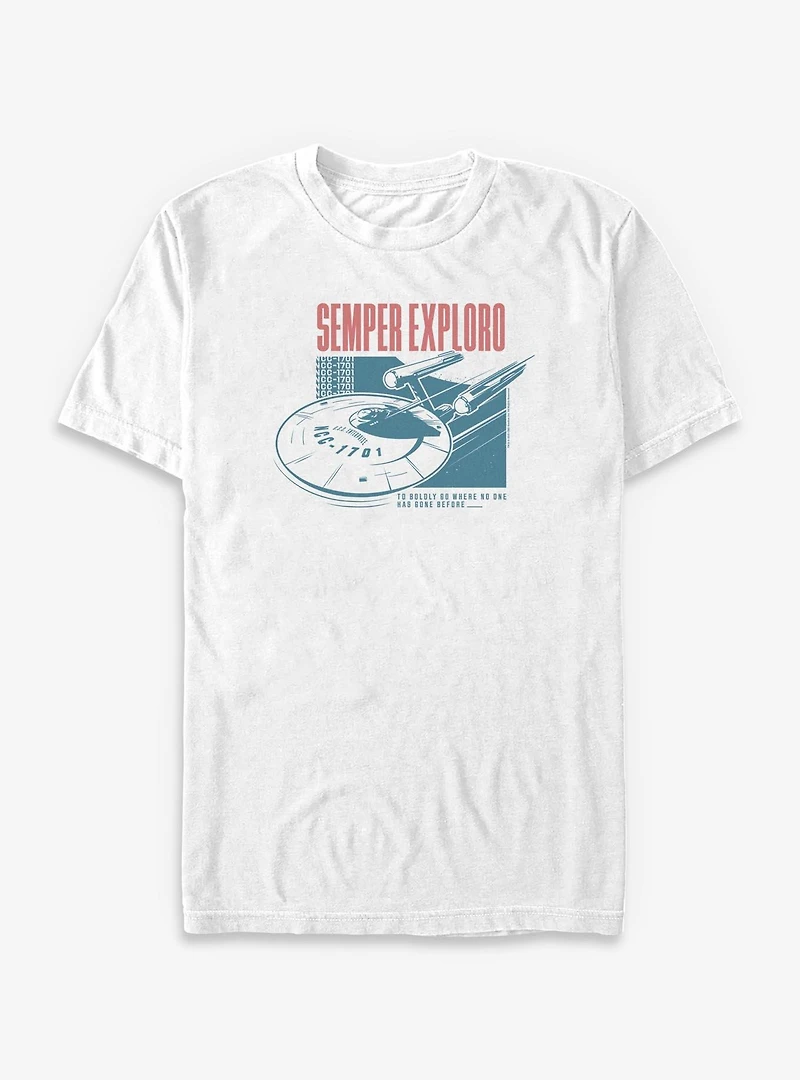 Star Trek Sempter Exploro Big & Tall T-Shirt