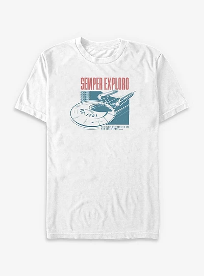 Star Trek Sempter Exploro Big & Tall T-Shirt