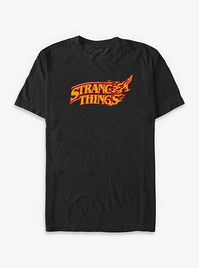 Stranger Things Flame Logo Big & Tall T-Shirt
