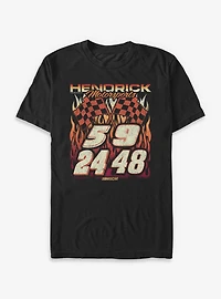 NASCAR Hendrick Burning Flames Big & Tall T-Shirt