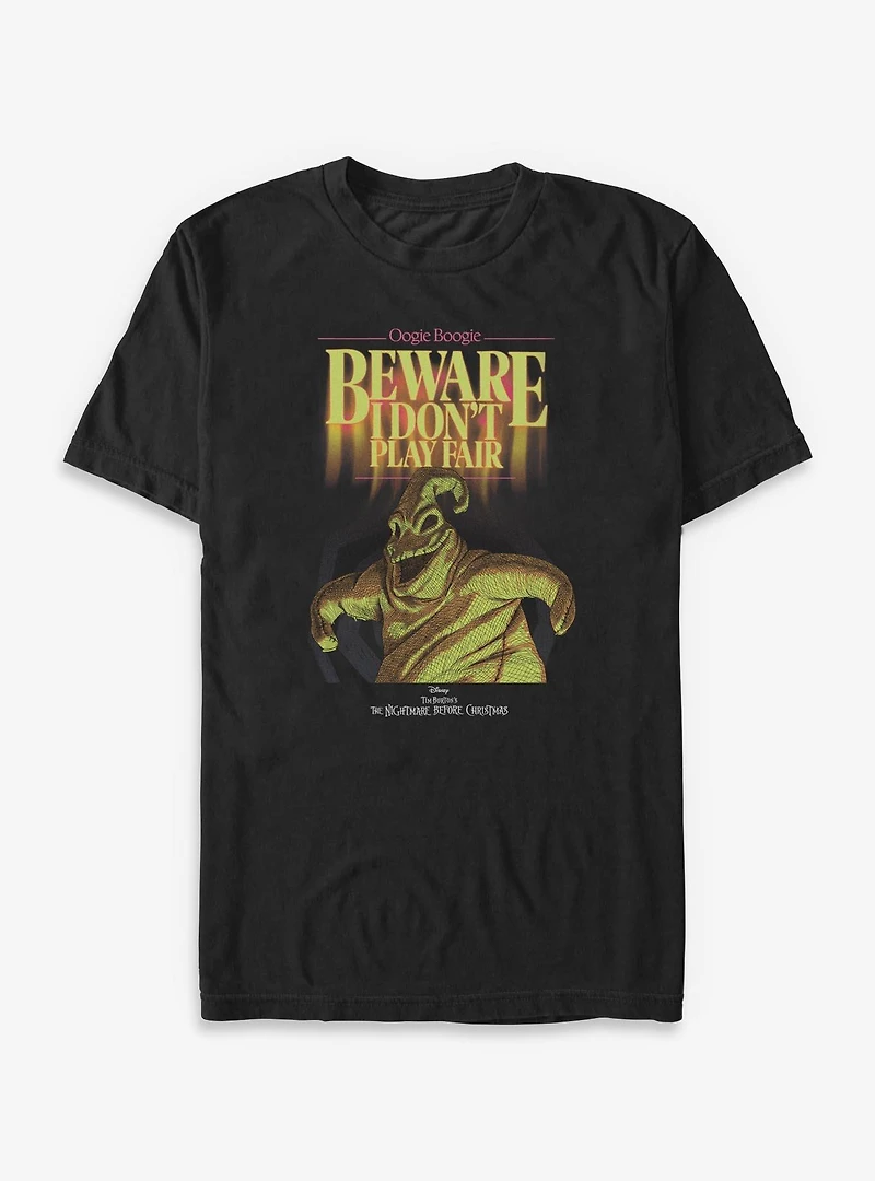 Disney The Nightmare Before Christmas Oogie Boogie Beware Big & Tall T-Shirt