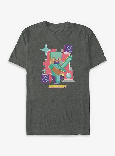 Minecraft Warrior Big & Tall T-Shirt