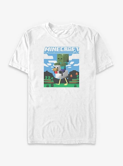 Minecraft Chicken Jockey Big & Tall T-Shirt