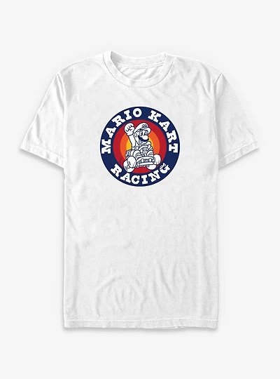 Nintendo Mario Kart Racing Circle Big & Tall T-Shirt