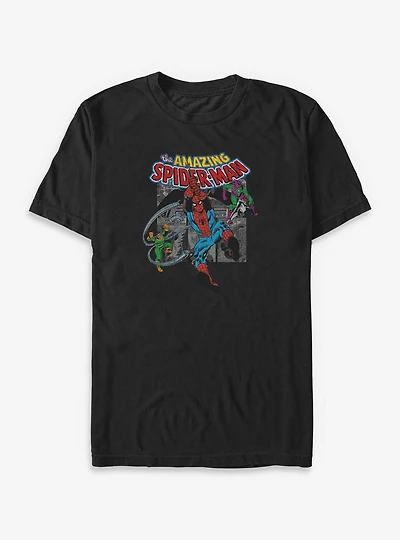 Marvel Spider-Man Collage Big & Tall T-Shirt