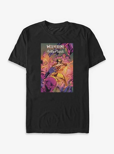 Marvel X-Men Wolverine And Kitty Pryde Big & Tall T-Shirt
