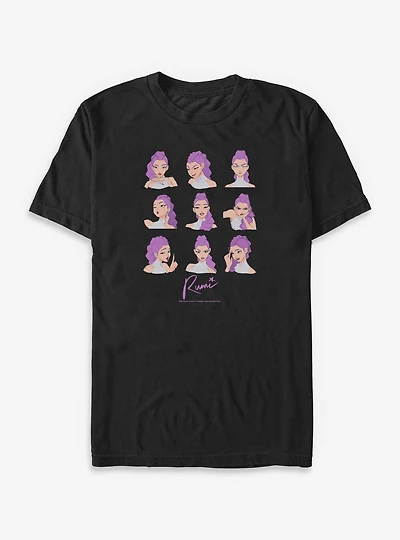 KPop Demon Hunters HUNTR/X Rumi Expressions Big & Tall T-Shirt
