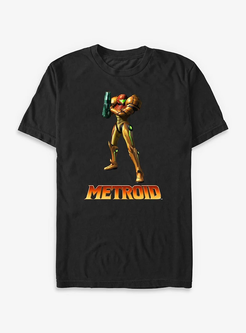 Nintendo Metroid Pose Big & Tall T-Shirt