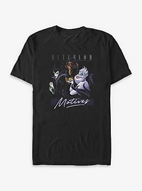 Disney Villains Ulterior Motives Retro Big & Tall T-Shirt