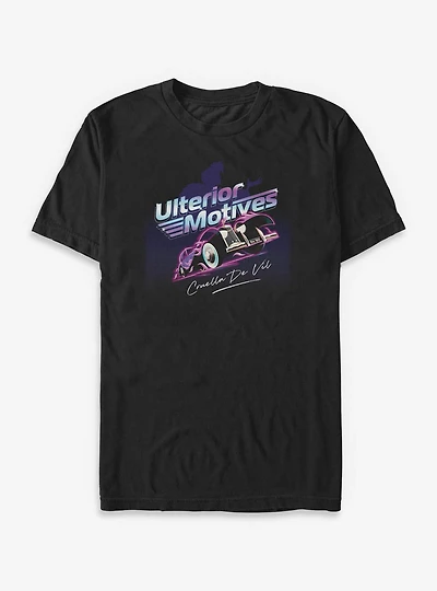 Disney Villains Ulterior Motives Cruella Big & Tall T-Shirt