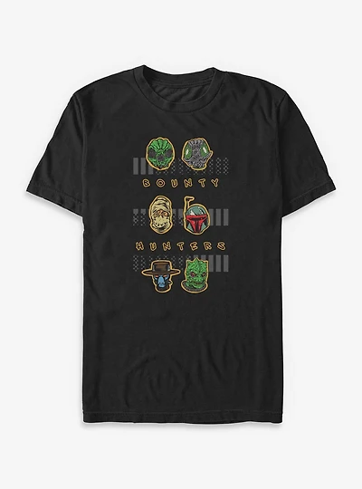 Star Wars Bounty Hunters Heads Big & Tall T-Shirt