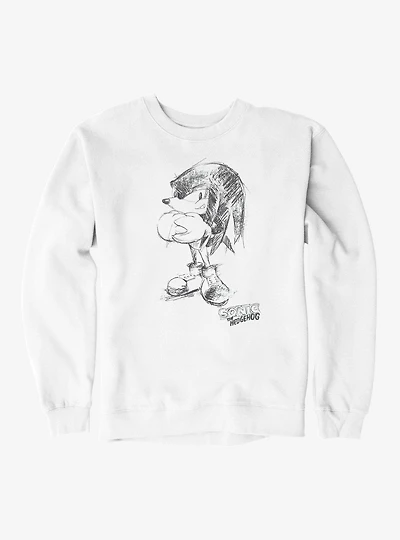 Sonic The Hedgehog Artistic Sketch Sweatshirt