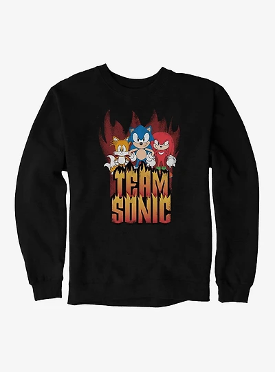Sonic The Hedgehog Hedgy Metal Team Sweatshirt