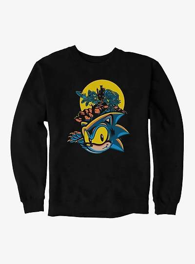 Sonic The Hedgehog Spooky Scary Halloween Sweatshirt