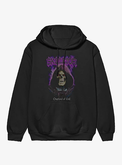 Masters Of The Universe Skeletor Overlord Evil Purple Flames Hoodie