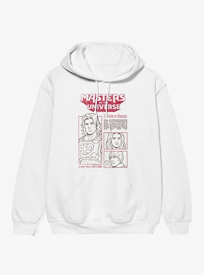 Masters Of The Universe Heroes Eternia He-Man Teela Man-At-Arms Hoodie