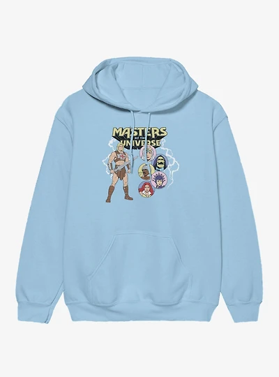 Masters Of The Universe He-Man And Character Bubbles Hoodie