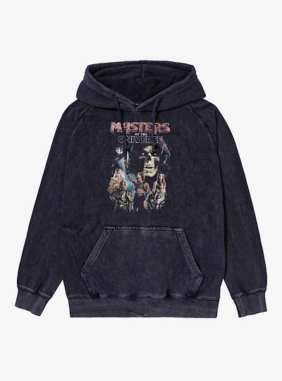 Masters Of The Universe He-Man Thunder Group Shot Mineral Wash Hoodie