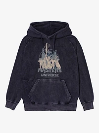 Masters Of The Universe He-Man Castle Grayskull Group Shot Mineral Wash Hoodie