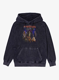 Masters Of The Universe He-Man Group Shot Storm Mineral Wash Hoodie