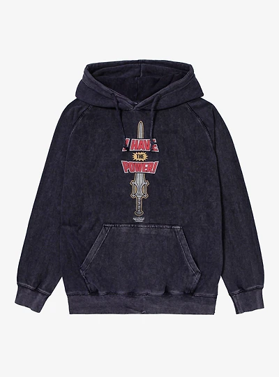 Masters Of The Universe I Have Power Sword Mineral Wash Hoodie