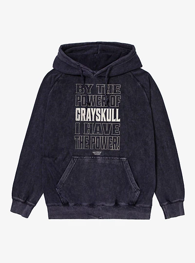 Masters Of The Universe By Power Grayskull I Have Mineral Wash Hoodie