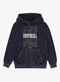 Masters Of The Universe By Power Grayskull I Have Mineral Wash Hoodie