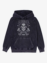 Masters Of The Universe Skeletor Overlord Insignia Mineral Wash Hoodie